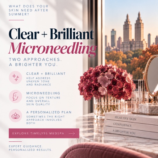 Clear + Brilliant, Microneedling or a Chemical Peel: Which one right