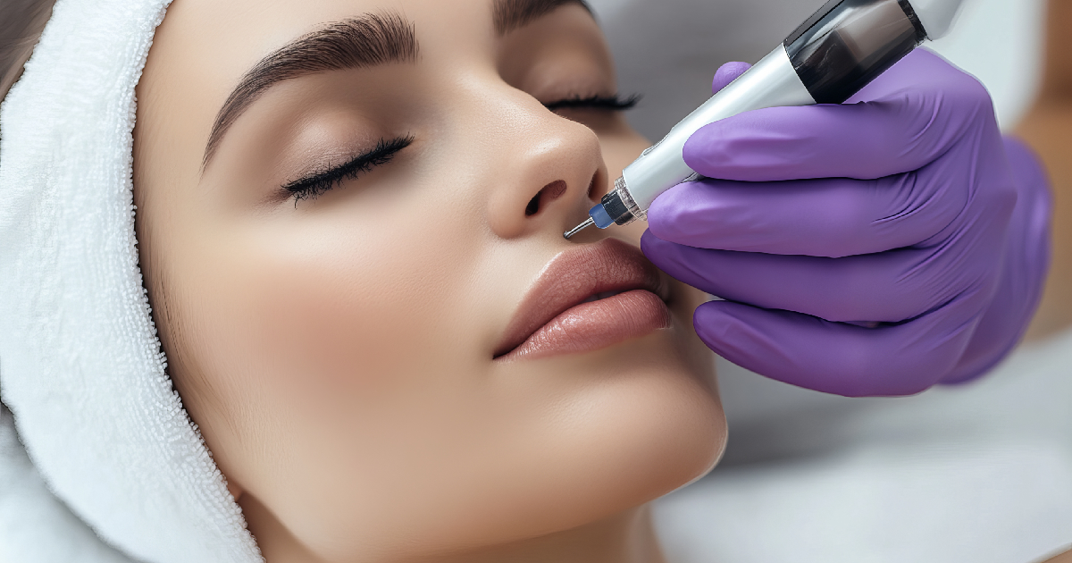 Women receiving Microneedling treatment in New York, NY