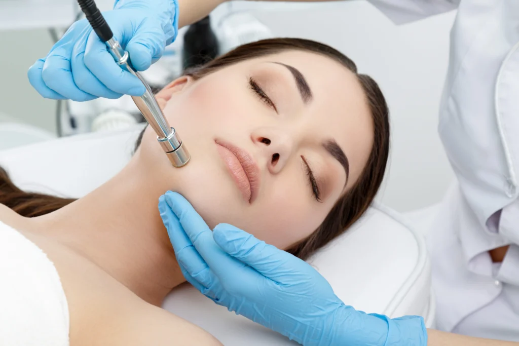 Women Receiving Microneedling Treatment in New York Timelyss Medspa